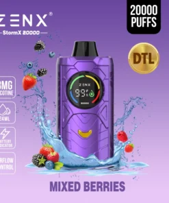 ZENX StormX 20000 Puffs Direct to Lung(DTL) Airflow Control Disposable Vape - 24ML